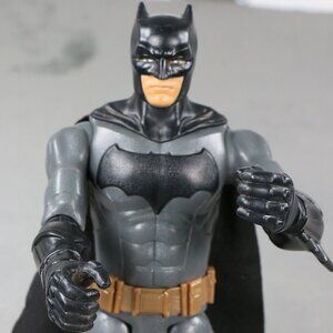 Dc Comics Batman W/Cape Large Action Figure Posable 11" Superhero Mattel